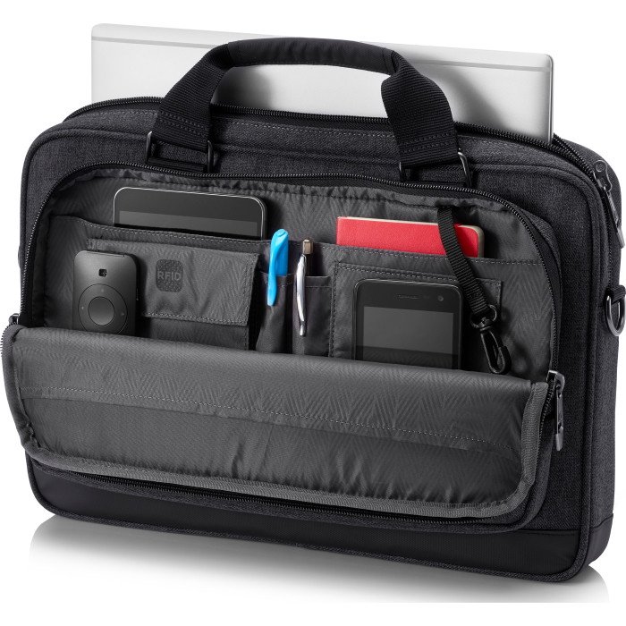 Сумка для ноутбука HP 6KD08AA Executive Top Load 17.3" черно-серая купить,NaN