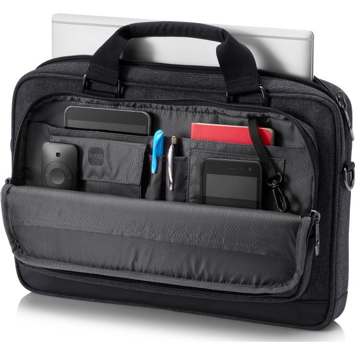 Сумка для ноутбука HP 6KD08AA Executive Top Load 17.3" черно-серая купить,NaN