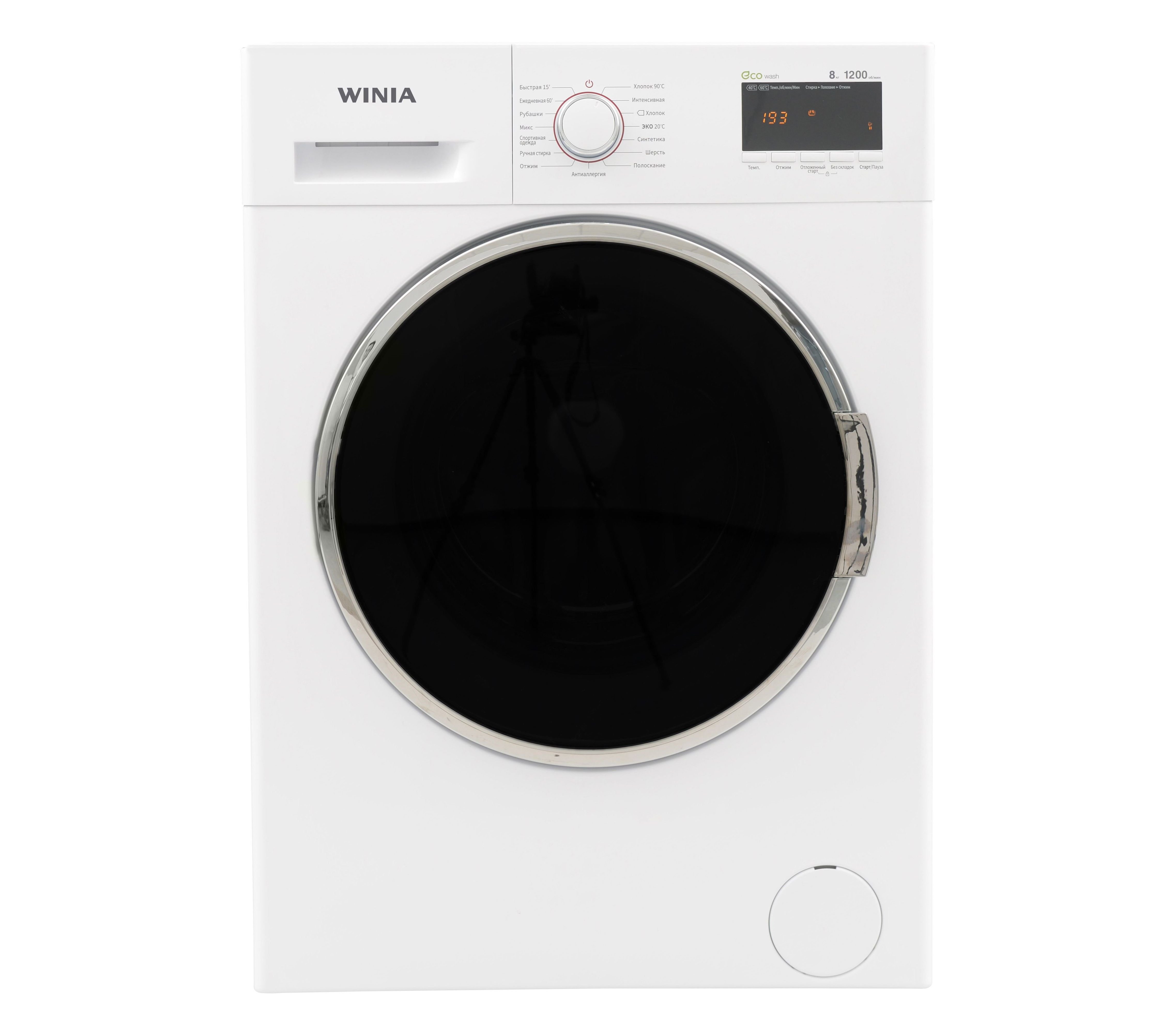 Стиральная машина Winia WMD-R812D1BP белая купить,NaN