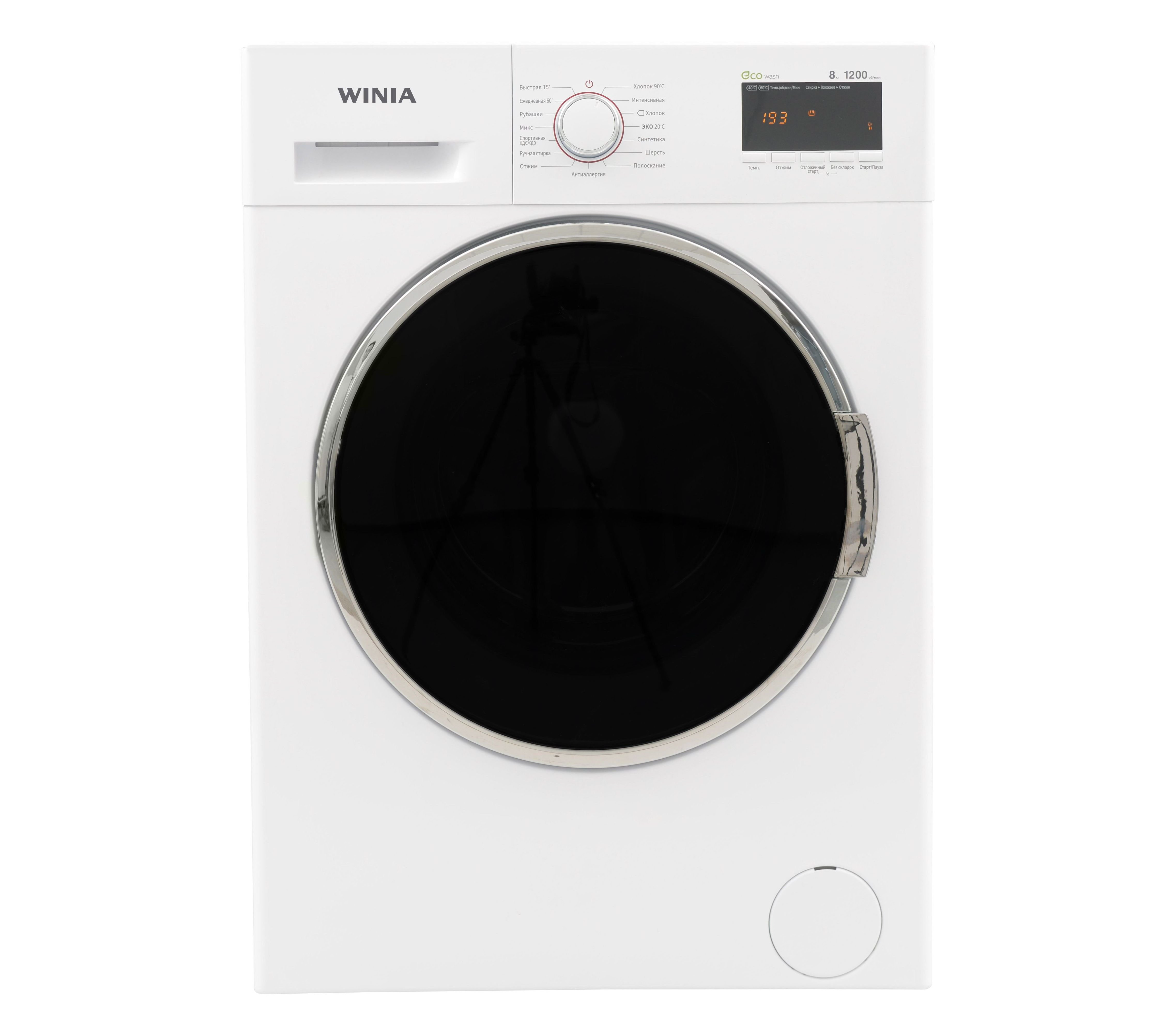 Стиральная машина Winia WMD-R812D1BP белая купить,NaN
