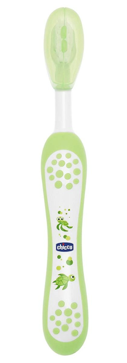 Зубная щетка Chicco зеленая купить,NaN