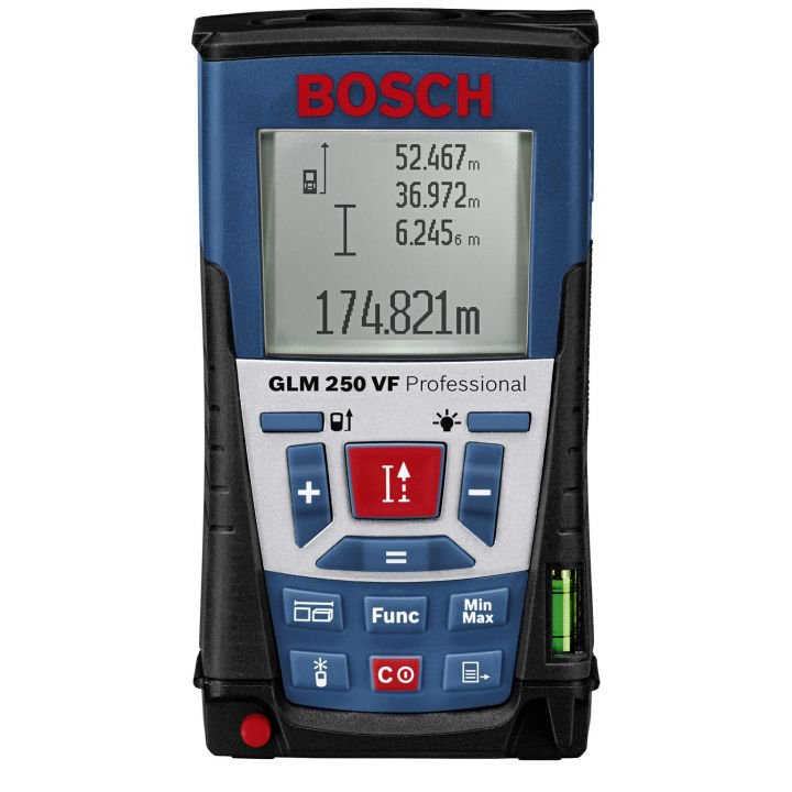 Лазерный дальномер Bosch GLM 250 VF Professional  0601072100 синий купить,NaN