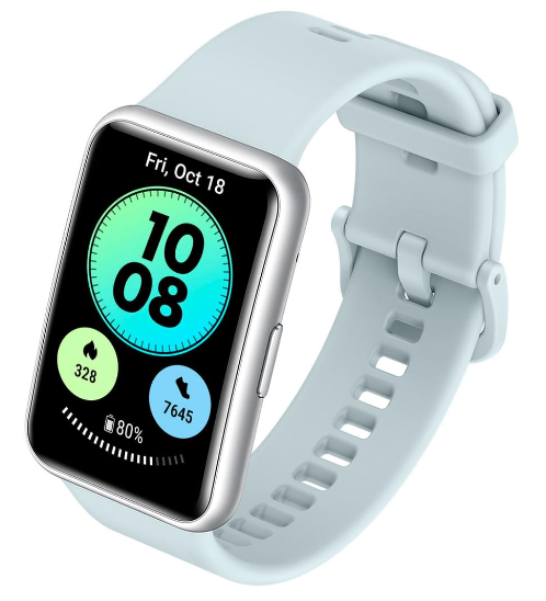 Часы Huawei Watch Fit 2 Active Yoda-B09S YDA-B09S 55028918 46мм Isle Blue