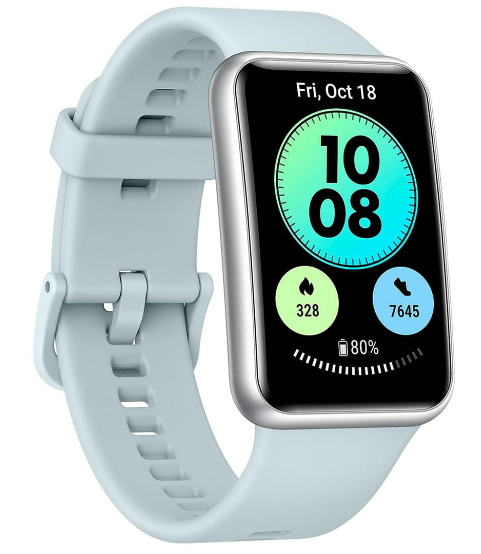 Часы Huawei Watch Fit 2 Active Yoda-B09S YDA-B09S 55028918 46мм Isle Blue