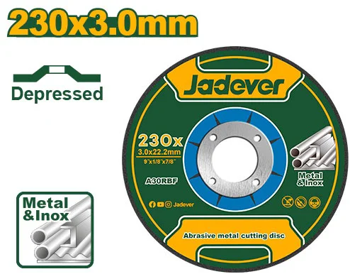 Диск отрезной абразивный Jadever JDAC1392 230x22.2х3мм
