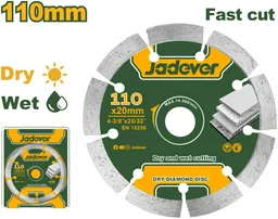 Диск отрезной алмазный Jadever JDDC1K01 110x22.2х7.5мм
