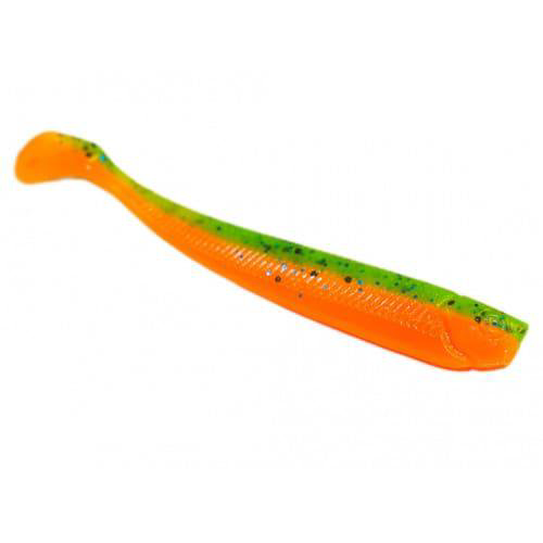 Силиконовая приманка Pro Baits Kilka 80мм оранжево-зеленая купить,NaN