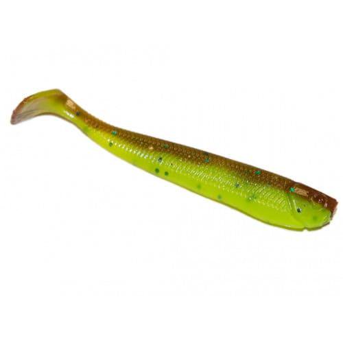 Силиконовая приманка Pro Baits Kilka 80мм коричнево-зеленая купить,NaN