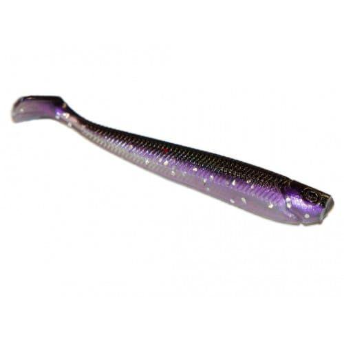 Силиконовая приманка Pro Baits Kilka 80мм черно-фиолетовая купить,NaN