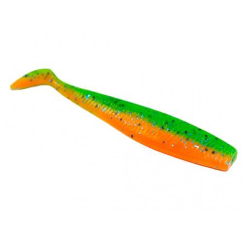 Силиконовая приманка Pro Baits Joker 90мм оранжево-зеленая купить,NaN