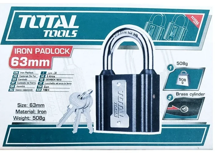 Замок навесной английский Total TLK31631 63х63мм