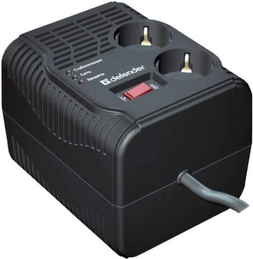 Стабилизатор Defender AVR Typhoon 600Вт черный