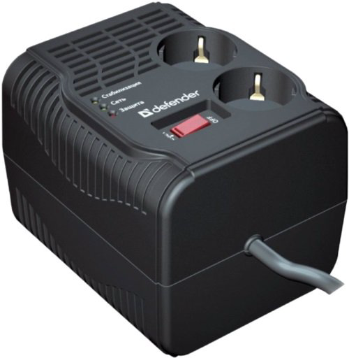 Стабилизатор Defender AVR Typhoon 600Вт черный