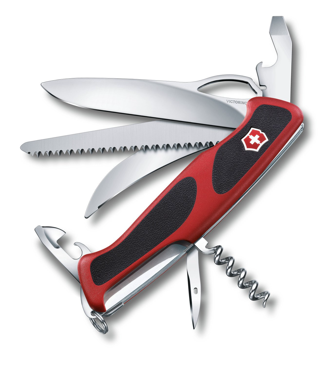 Нож швейцарский Victorinox RangerGrip 57 Hunter 0.9583.MC красно-черный купить,NaN