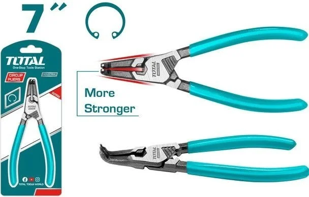 Съемник стопорных колец Total THTJ21804 изогнутый