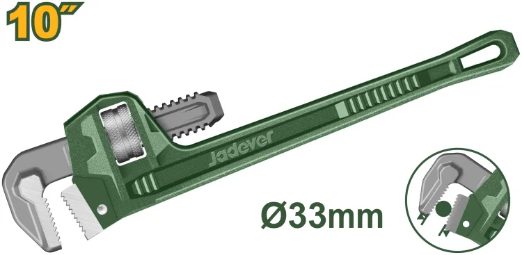 Ключ разводной Jadever JDPW1110 серо-зеленый