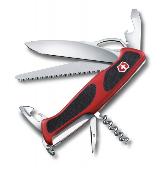 Нож швейцарский Victorinox RangerGrip 79 0.9563.MC красно-черный купить,NaN