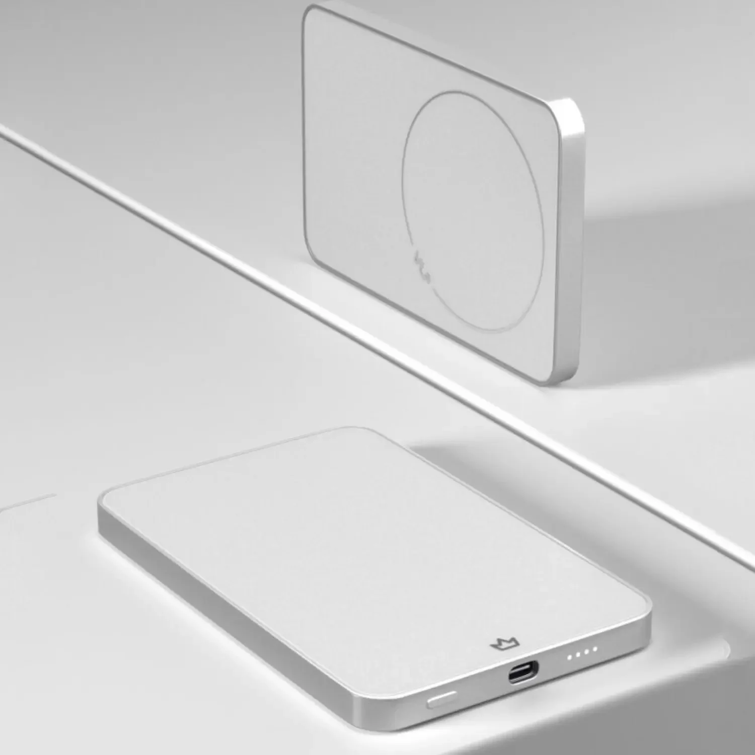 Внешний аккумулятор VLP Diamond Energy MagSafe Qi2 1044010 5000 mAh White 