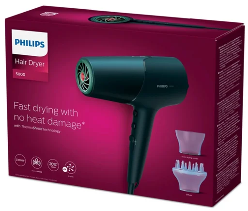 Фен Philips BHD512/00 синий