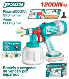Краскопульт Total TSGLI2004 серо-бирюзовый