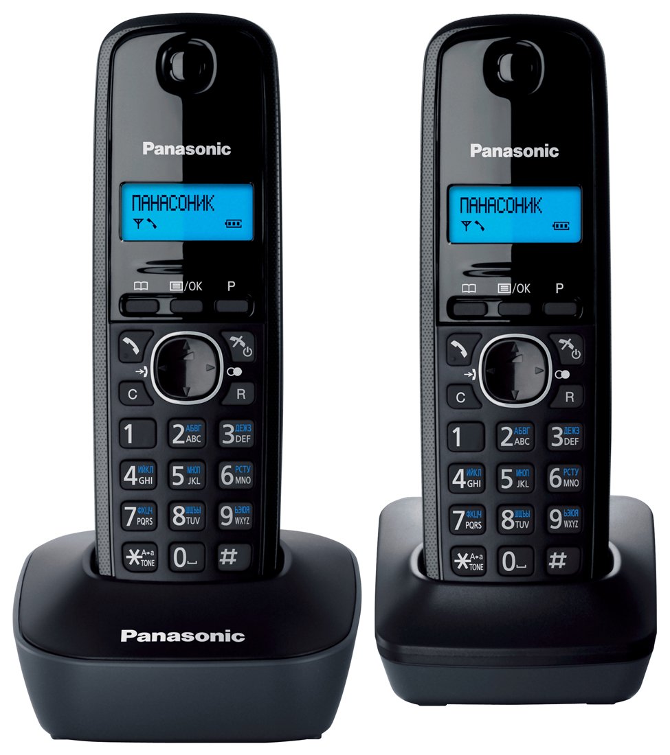 Радиотелефон Panasonic KX-TG1612 RUH черный