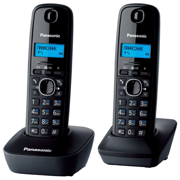 Радиотелефон Panasonic KX-TG1612 RUH черный купить,NaN