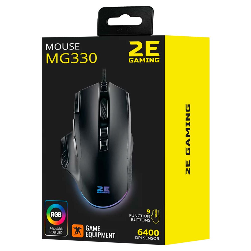 Мышь 2E Gaming Mouse MG330 2E-MG330UB черная купить,0