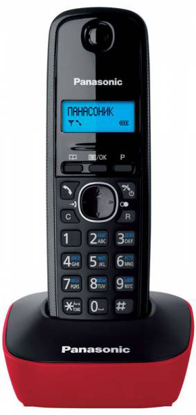 Радиотелефон Panasonic KX-TG1611RUR черно-красный - ForteMarket Радиотелефон Panasonic KX-TG1611RUR черно-красный купить,24480