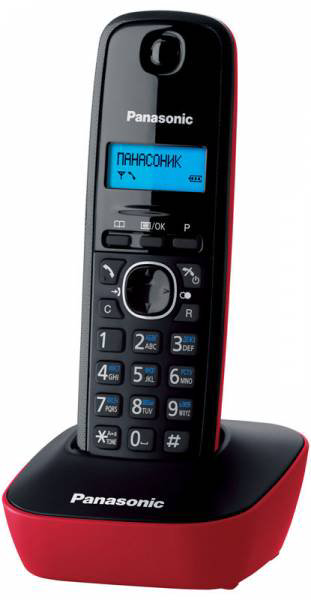 Радиотелефон Panasonic KX-TG1611RUR черно-красный - ForteMarket Радиотелефон Panasonic KX-TG1611RUR черно-красный купить,24480