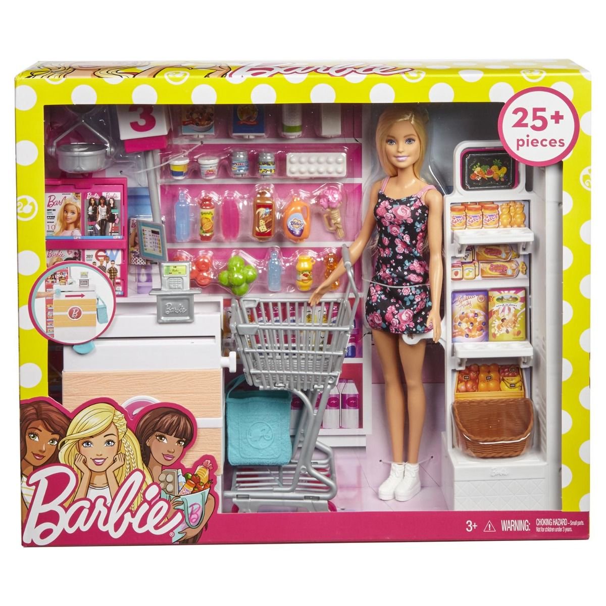 Игровой набор Mattel Barbie Супермаркет купить,NaN
