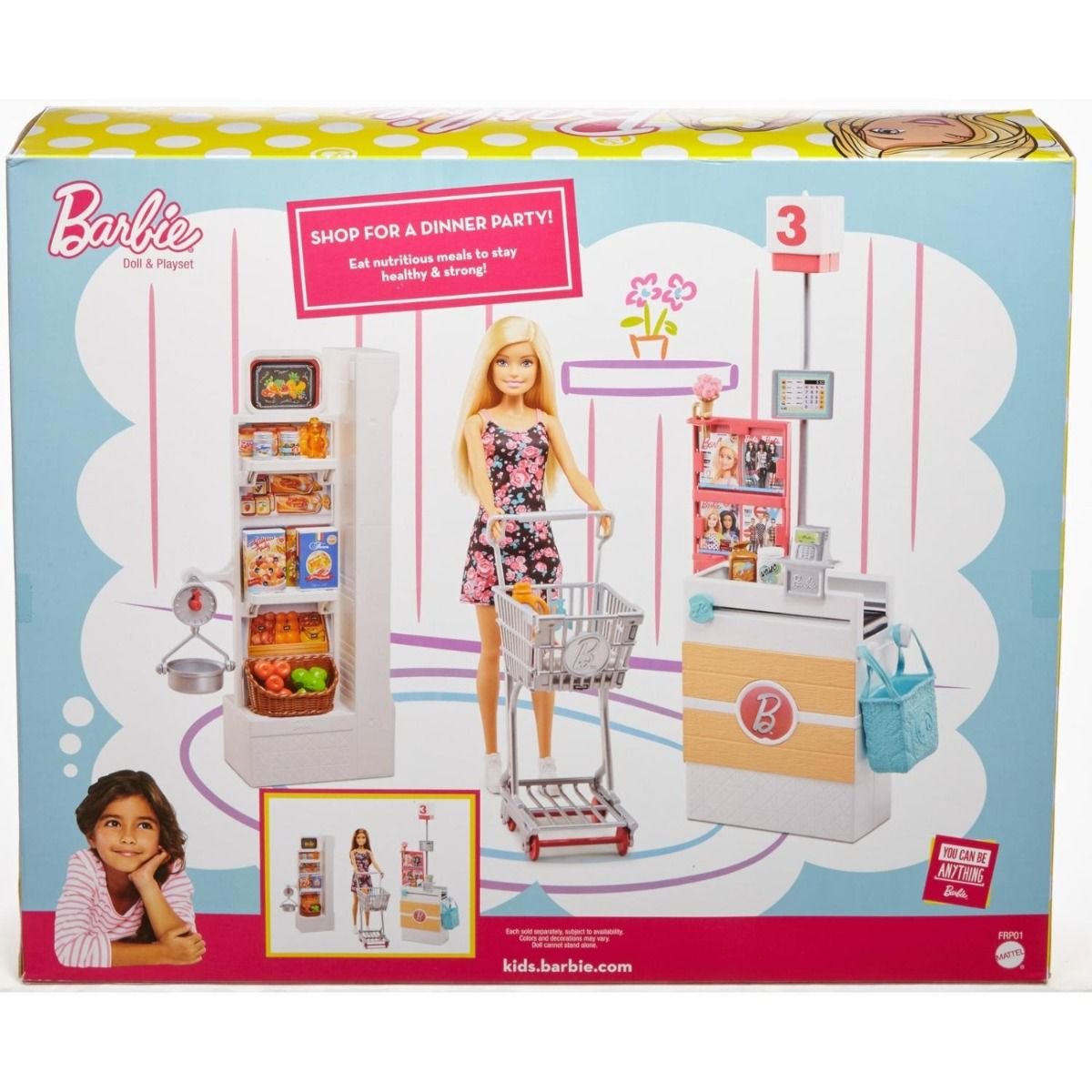 Игровой набор Mattel Barbie Супермаркет купить,NaN