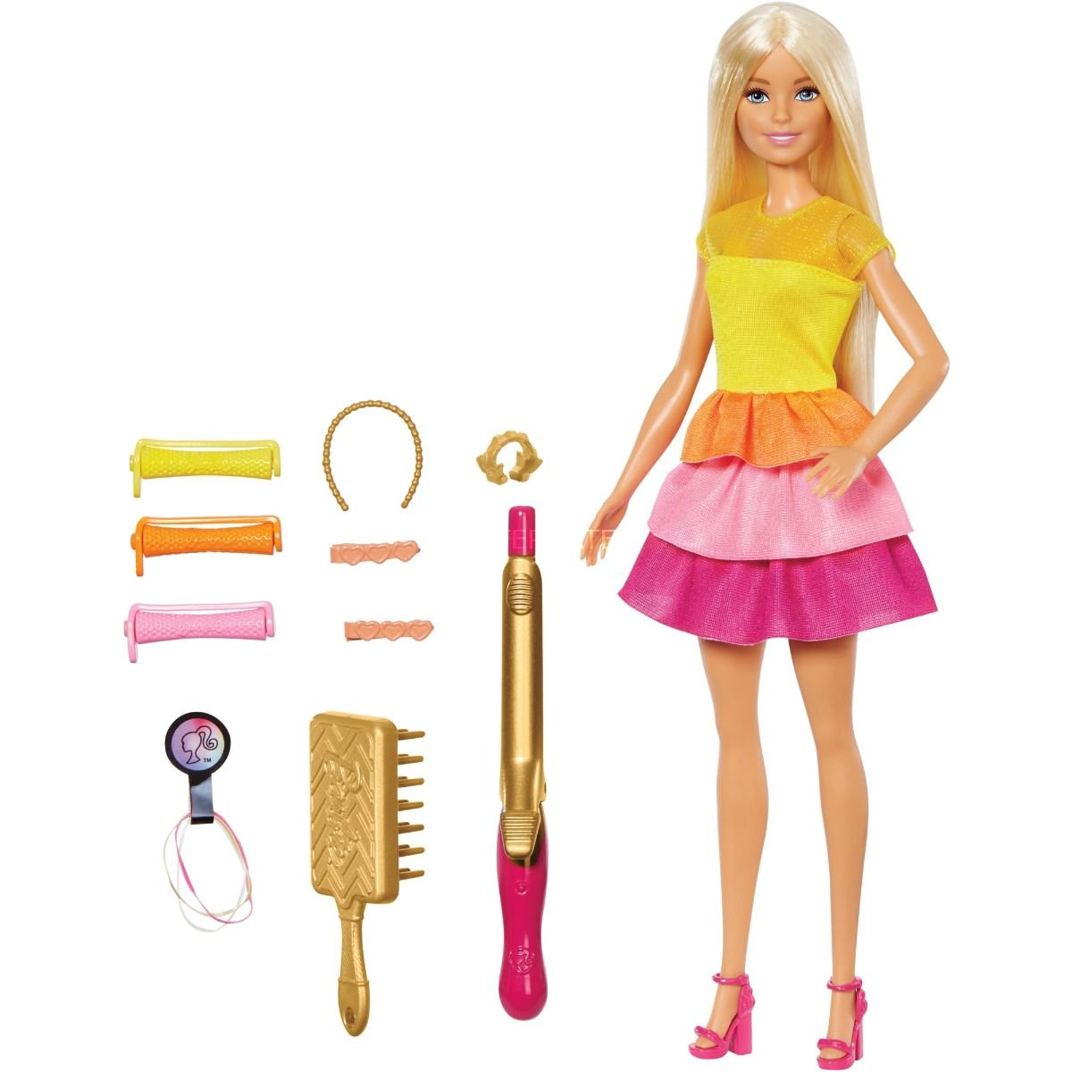Игровой набор Mattel Barbie Роскошные локоны купить,NaN