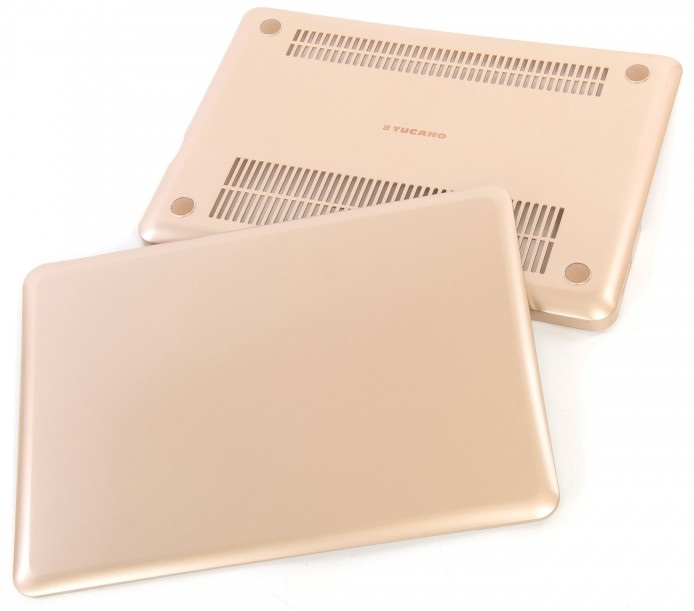 Чехол Tucano Nido Hardshell MB HSNI-MB12-GO 12" Gold для MacBook 12