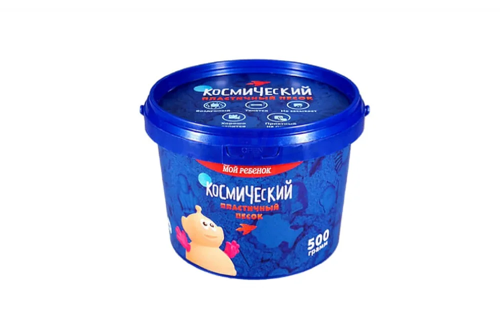 Кинетический песок Космический песок 0.5 кг голубой  купить,NaN