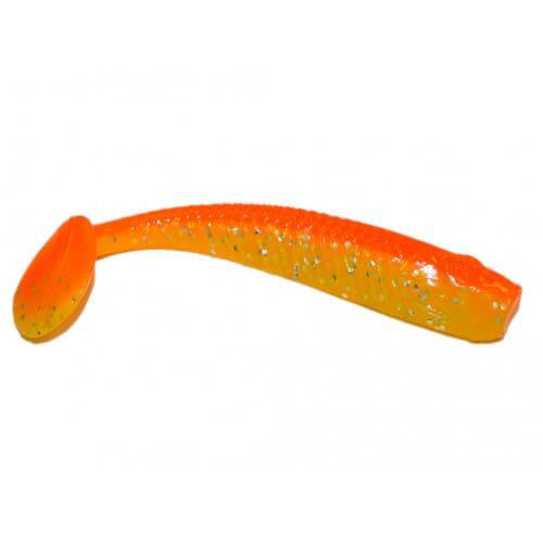 Силиконовая приманка Pro Baits Krokodile 100мм оранжевая купить,NaN