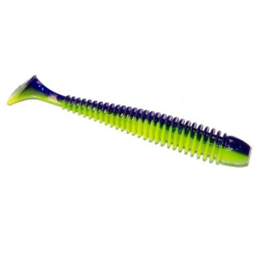Силиконовая приманка Pro Baits Pointer 100мм сине-зеленая купить,NaN