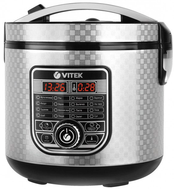 Мультиварка Vitek VT-4282 серебристая купить,NaN