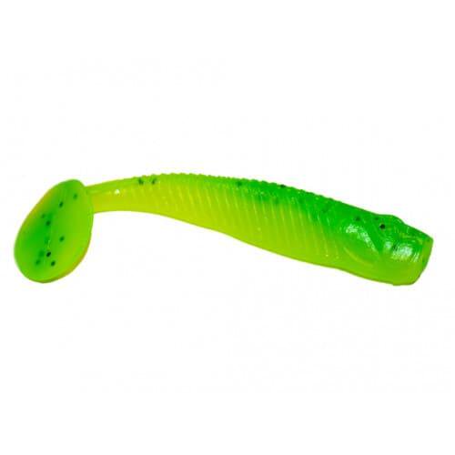 Силиконовая приманка Pro Baits Krokodile 100мм лаймовая купить,NaN
