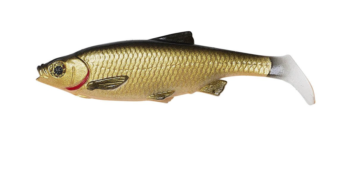 Мягкая приманка Savage Gear LB Roach 100мм черно-золотистая купить,NaN