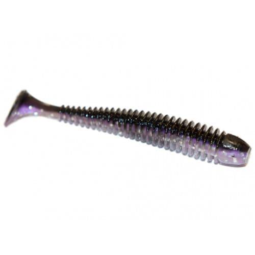 Силиконовая приманка Pro Baits Pointer 100мм черно-фиолетовая купить,NaN
