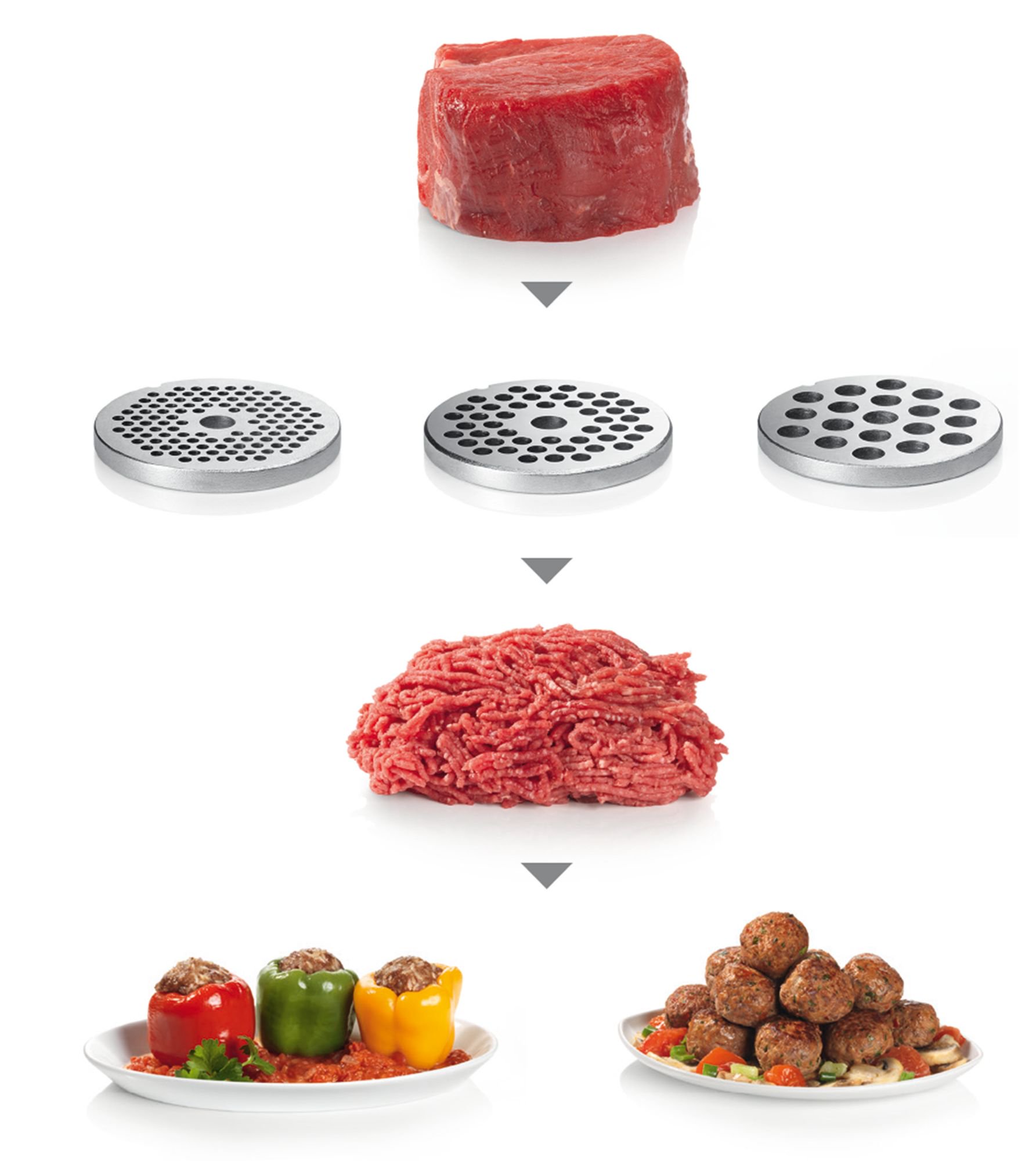 Мясорубка Bosch MFW-68680 чёрная - ForteMarket Мясорубка Bosch MFW-68680 чёрная купить,0