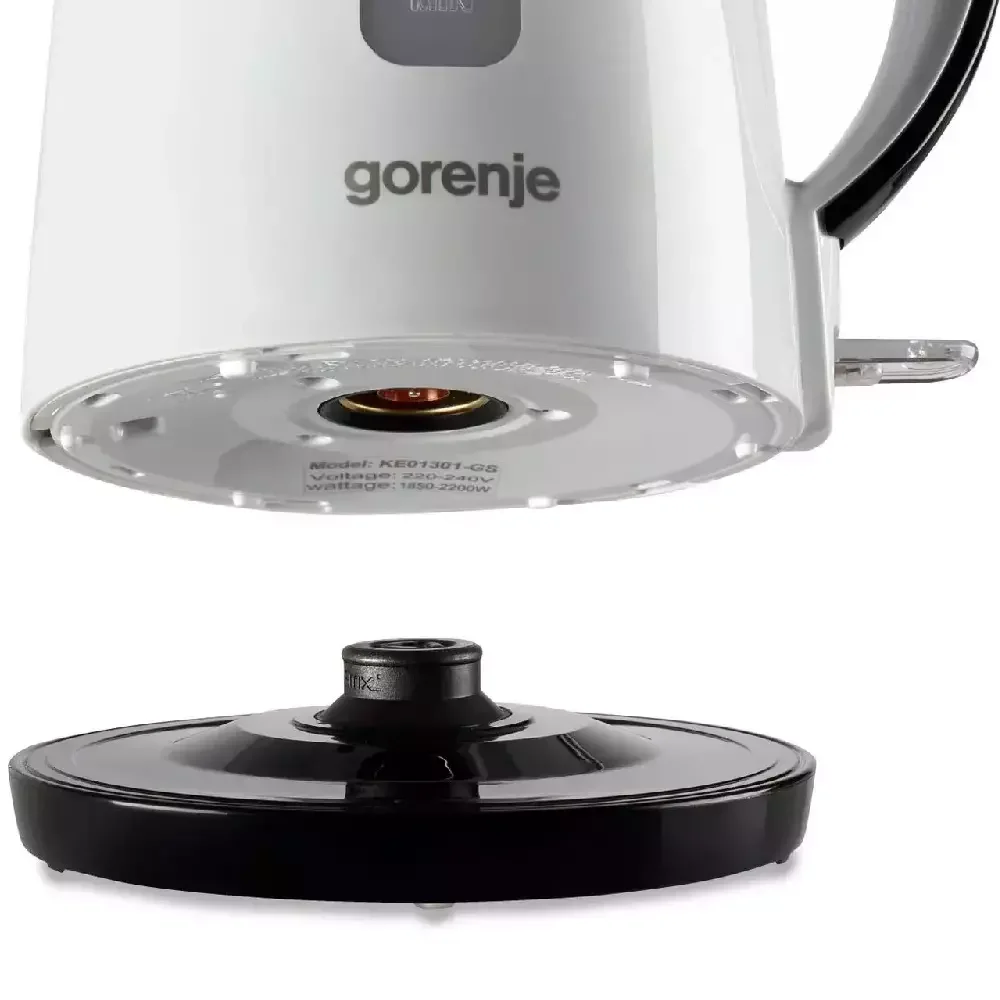 Электрочайник Gorenje K17PLBW White Black - ForteMarket Электрочайник Gorenje K17PLBW White Black купить,0