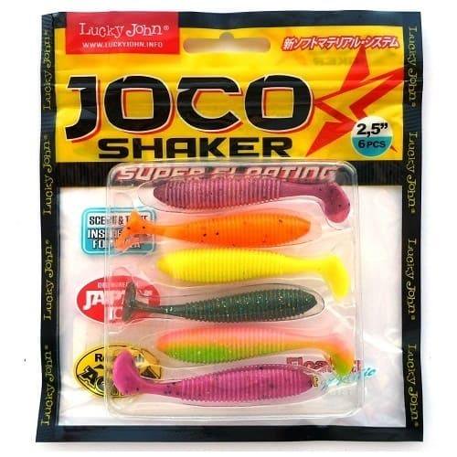 Съедобные приманки Lucky John Joco Shaker 63мм разноцветные купить,NaN
