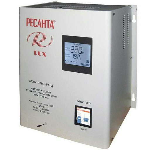 Стабилизатор Ресанта АСН-12000 Н/1-Ц Lux