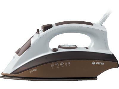 Утюг Vitek VT-1201 бело-коричневый