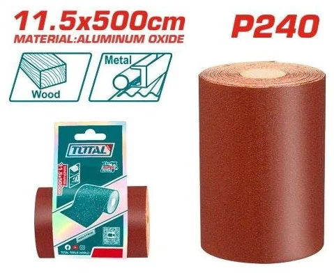 Шлифовальная лента Total  P240 5000х110мм