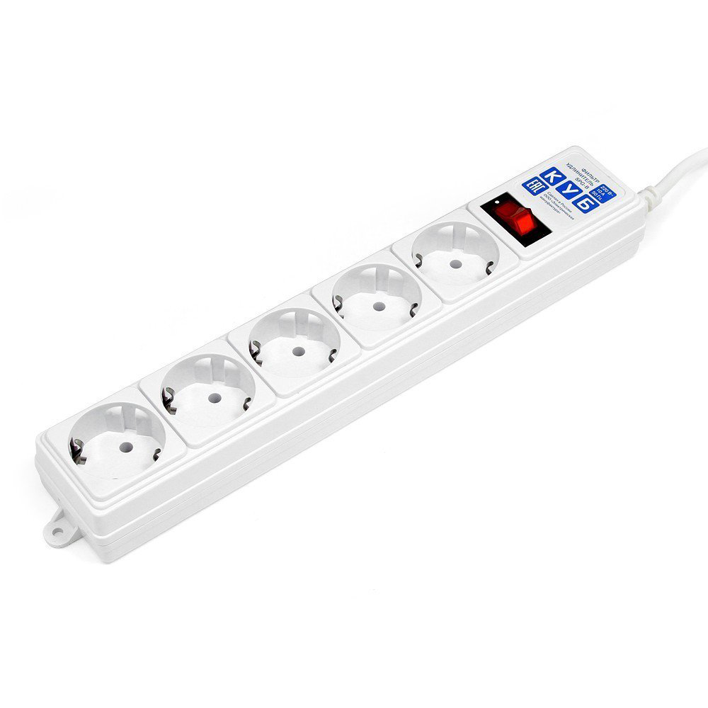 Сетевой фильтр Power Cube SPG-B-6-White 1.9м белый купить,NaN