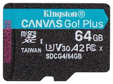 Карта памяти Kingston microSDXC SDCG4/64GBSP 64GB купить,21850