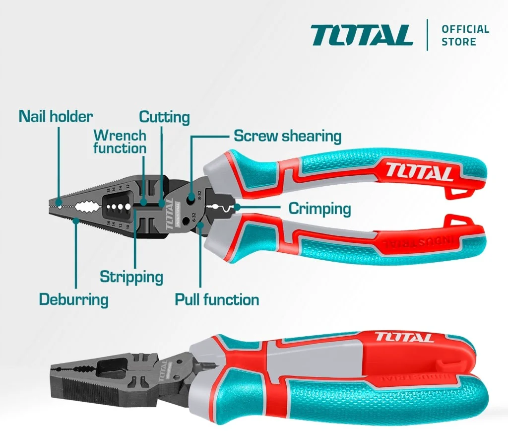 Плоскогубцы Total THTMF186 200мм купить,NaN