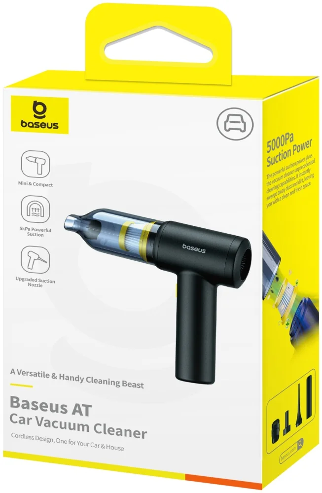 Пылесос автомобильный Baseus AT C30476600121-00 0.15л черный - ForteMarket Пылесос автомобильный Baseus AT C30476600121-00 0.15л черный купить,14990